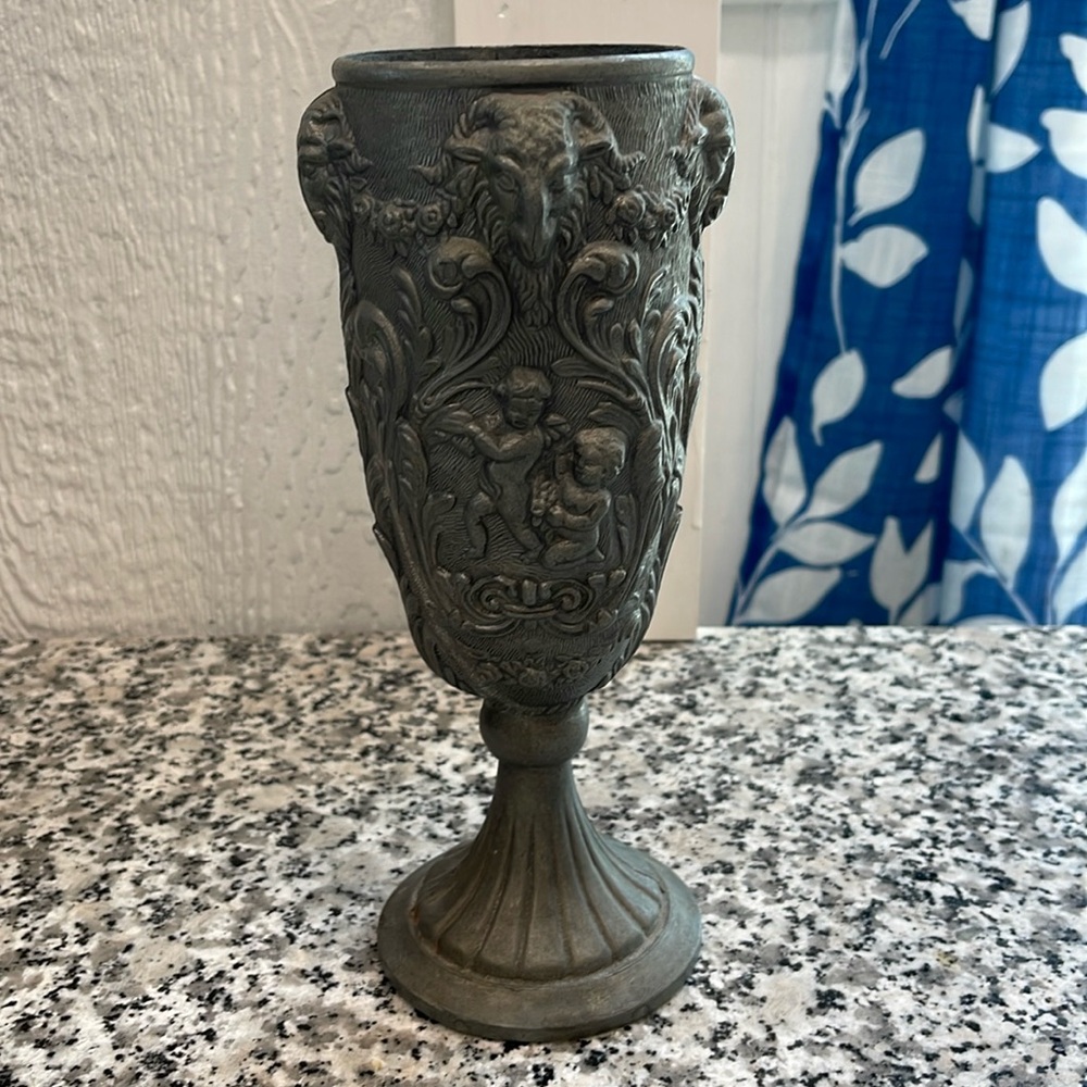 Pewter Peltrato goblet made in Italy